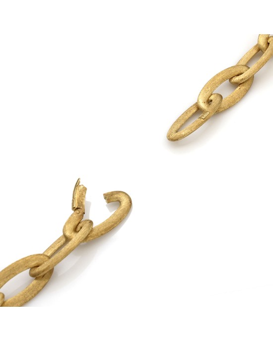 Nanis Olga Oval Link Necklace in Gold